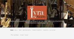 Desktop Screenshot of lyrasociety.org